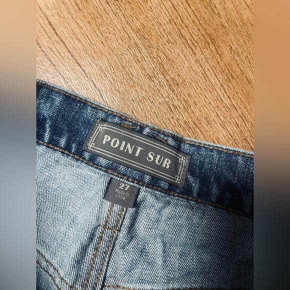 J Crew Point Sur Slouchy Distressed Boyfriend Buttonfly High Rise Jeans - Picture 3 of 8